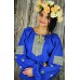 Embroidered blouse "Starry Radiance"